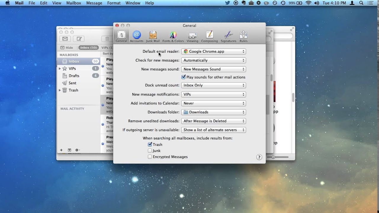 Mac Os Reset Mail App